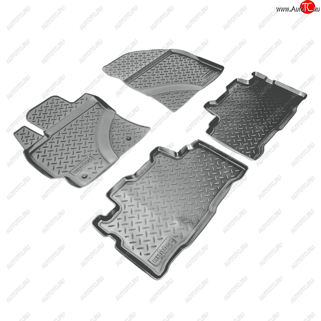 3 199 р. Коврики салонные Norplast   Toyota Verso  R20 (2009-2012) дорестайлинг (серый)  с доставкой в г. Воронеж