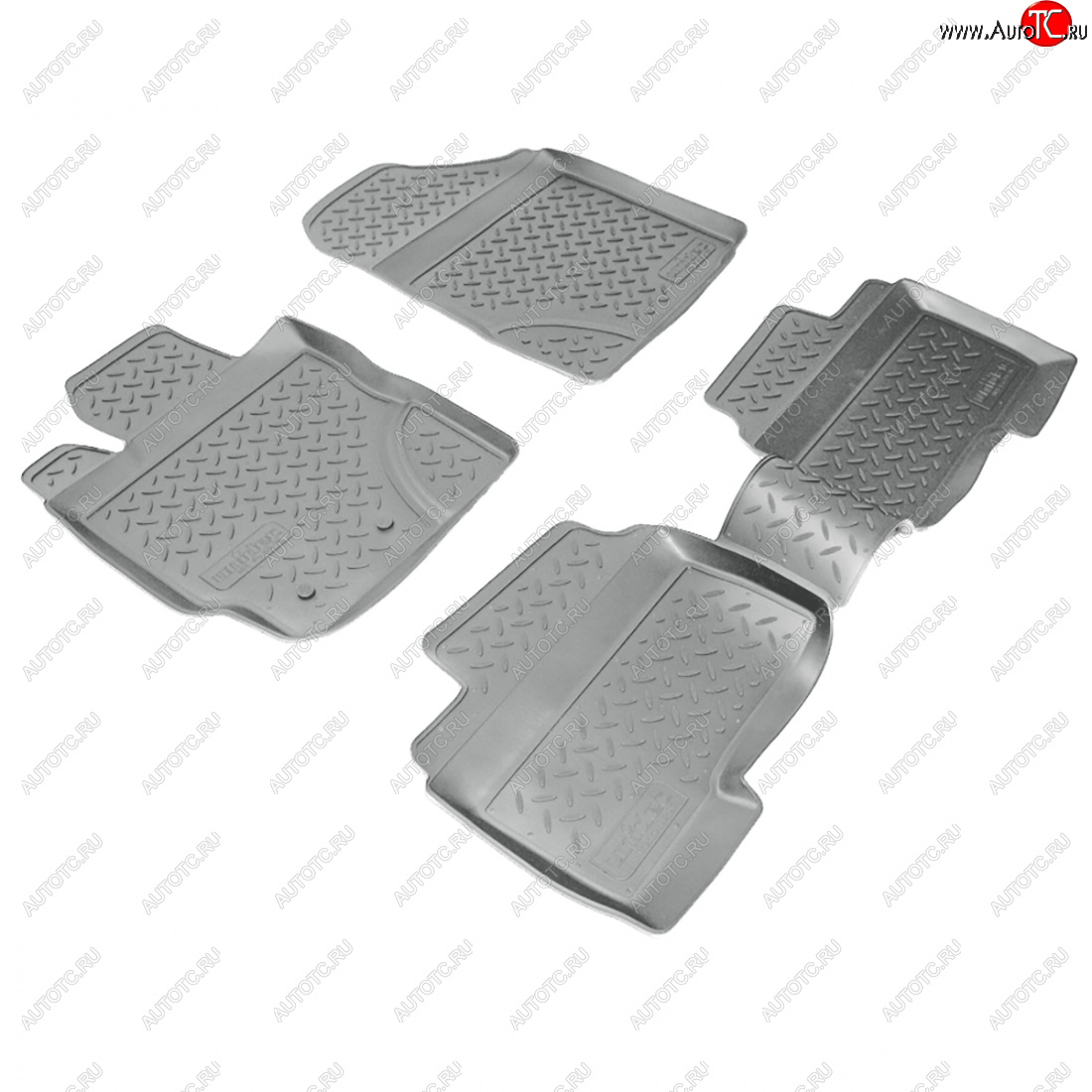 2 999 р. Коврики салонные  Norplast  Toyota Yaris  XP90 (2005-2008) дорестайлинг, хэтчбэк 3 дв., дорестайлинг, хэтчбэк 5 дв. (серый)  с доставкой в г. Воронеж
