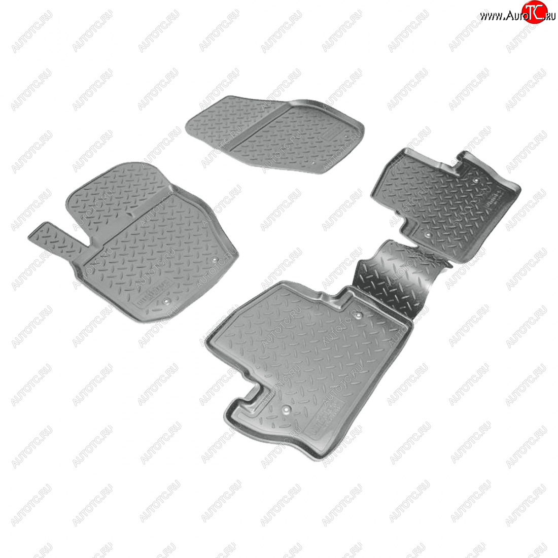 3 369 р. Коврики салонные Norplast  Volvo S60  FS седан (2010-2013) дорестайлинг (серый)  с доставкой в г. Воронеж