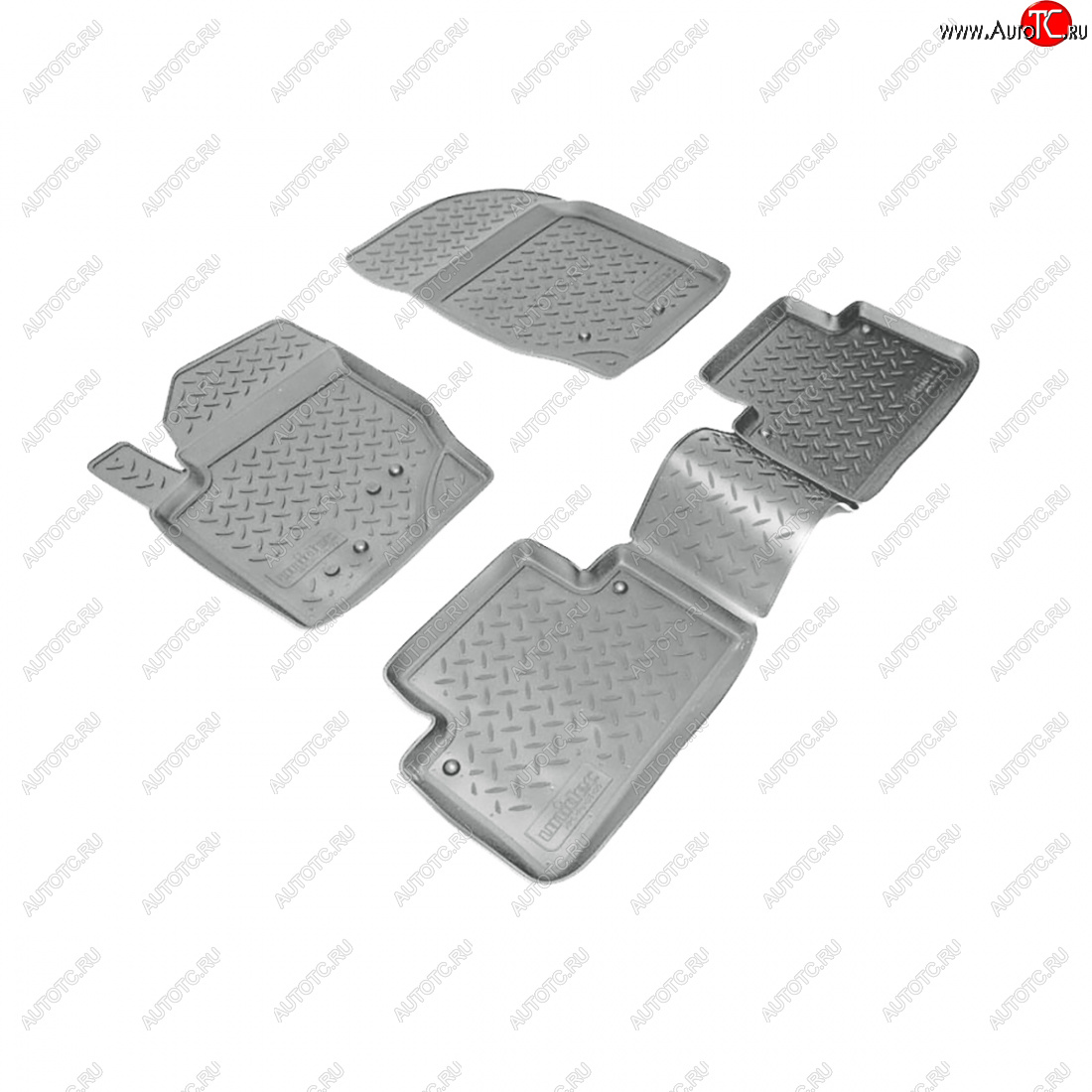 3 589 р. Коврики салонные Norplast  Volvo XC90  C (2002-2006) дорестайлинг (серый)  с доставкой в г. Воронеж