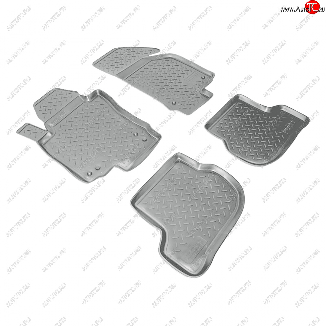 2 759 р. Коврики салонные Norplast  Volkswagen Golf  5 (2003-2009) универсал, хэтчбэк (серый)  с доставкой в г. Воронеж
