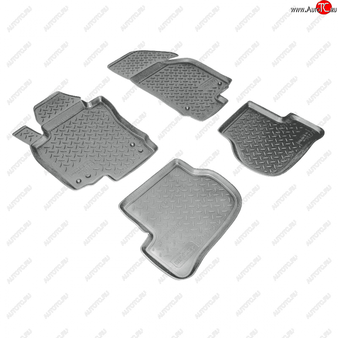 2 759 р. Коврики салонные Norplast  Volkswagen Golf  6 (2008-2014) хэтчбэк 5 дв. (серый)  с доставкой в г. Воронеж
