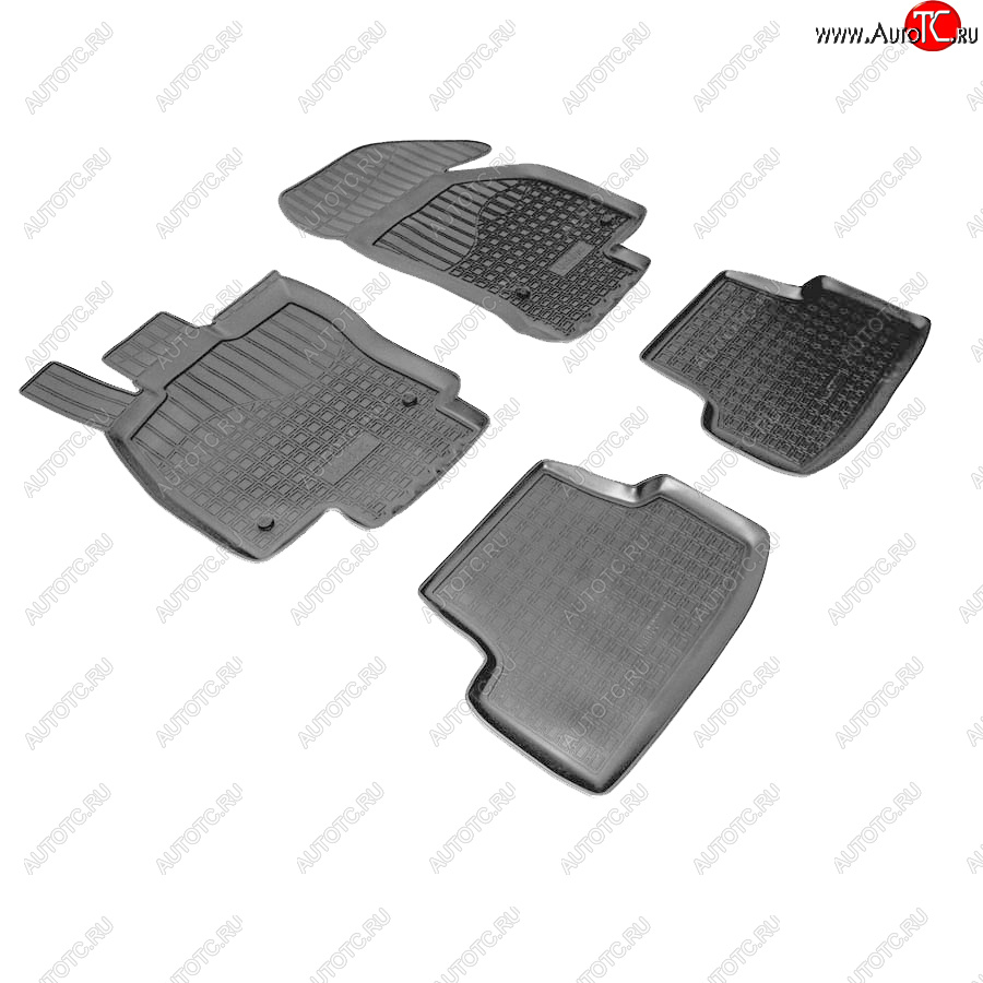 1 999 р. Коврики салонные 3D Norplast  Volkswagen Golf  8 (2019-2025) хэтчбэк 5 дв. (черный)  с доставкой в г. Воронеж