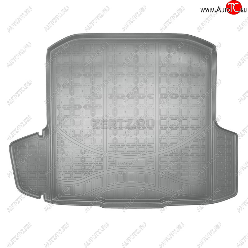 2 389 р. Коврики в багажное отделение Norplast  Skoda Octavia  A7 (2012-2017) дорестайлинг лифтбэк, дорестайлинг универсал (серый)  с доставкой в г. Воронеж