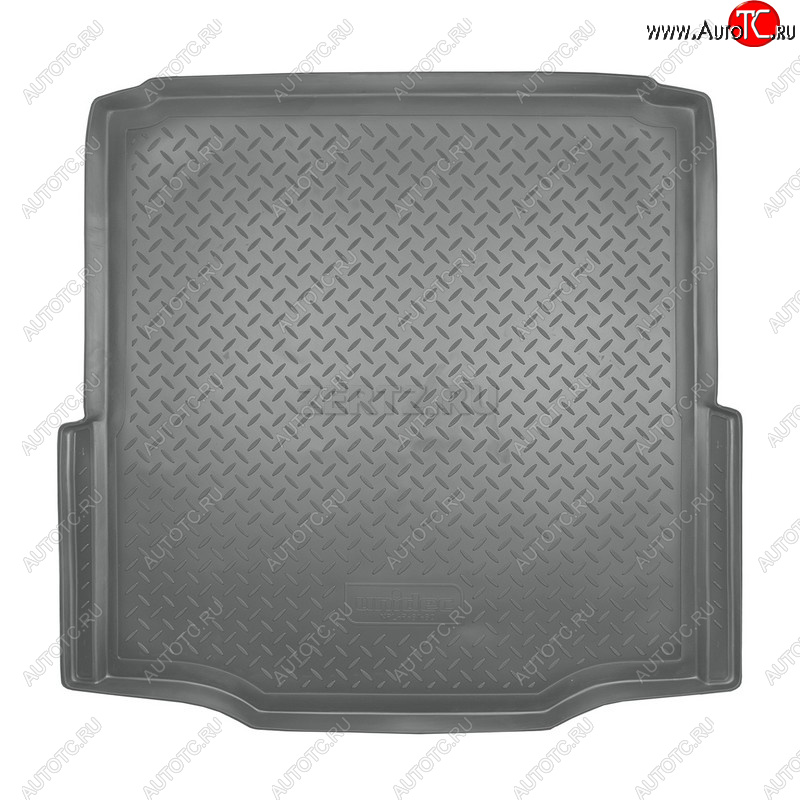 2 499 р. Коврики в багажное отделение Norplast Skoda Superb B6 (3T) лифтбэк дорестайлинг (2008-2013) (серый)  с доставкой в г. Воронеж