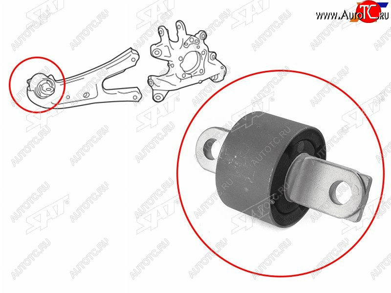 1 789 р. Сайлентблок заднего продольного рычага передний LEXUS RX350 270  450H SAT ST-48725-48071  с доставкой в г. Воронеж