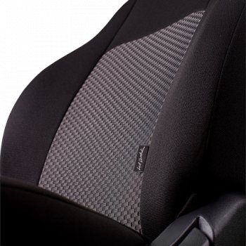 6 799 р. Комплект чехлов для сидений (РЗС 60/40 2П+1Г жаккард) Дублин Lord Autofashion Chevrolet Cruze J300 седан рестайлинг (2012-2015) (черный, вставка Стежок серая, строчка черная)  с доставкой в г. Воронеж. Увеличить фотографию 5