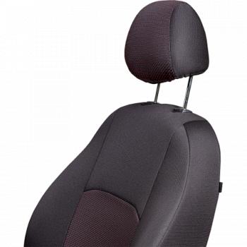 6 799 р. Комплект чехлов для сидений (ЦЗС Жаккард) Дублин Lord Autofashion  Daewoo Nexia  дорестайлинг (1995-2008) (черный, вставка Ёж красная)  с доставкой в г. Воронеж. Увеличить фотографию 4