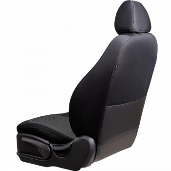 7 299 р. Комплект чехлов для сидений (ЦЗС Жаккард) Дублин Lord Autofashion  Daewoo Nexia  дорестайлинг (1995-2008) (черный, вставка Прямоугольник черная)  с доставкой в г. Воронеж. Увеличить фотографию 6