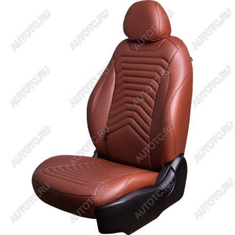 26 399 р. Комплект чехлов для сидений (к.Trend Spor РЗСиС 60/40-без подлок. 3Г Орегон) БАЙРОН ст ПРЕЗИДЕНТ Lord Autofashion  Ford Focus  3 (2010-2019) универсал дорестайлинг, хэтчбэк дорестайлинг, седан дорестайлинг, седан рестайлинг, универсал рестайлинг, хэтчбэк рестайлинг (коричневый, вставка коричневая+светло-коричневая, строчка светло-коричневая)  с доставкой в г. Воронеж