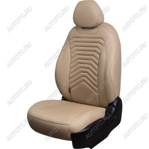 26 399 р. Комплект чехлов для сидений (к.Trend Spor РЗСиС 60/40-без подлок. 3Г Орегон) БАЙРОН ст ПРЕЗИДЕНТ Lord Autofashion  Ford Focus  3 (2010-2019) универсал дорестайлинг, хэтчбэк дорестайлинг, седан дорестайлинг, седан рестайлинг, универсал рестайлинг, хэтчбэк рестайлинг (бежевый, вставка бежевая, строчка бежевая)  с доставкой в г. Воронеж