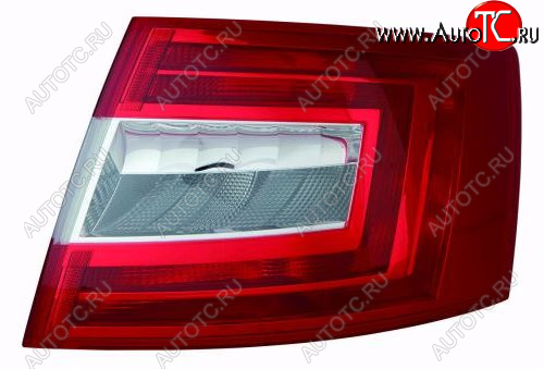 5 299 р. Правый фонарь DEPO   Skoda Octavia  A7 (2012-2017) дорестайлинг лифтбэк  с доставкой в г. Воронеж