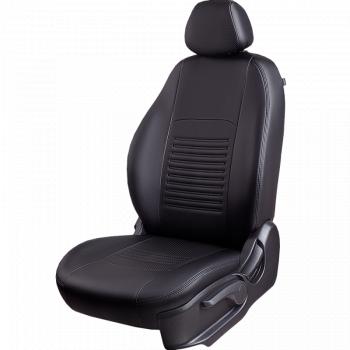 9 899 р. Чехлы для сидений (РЗС60/4, Экокожа Илана+Орегон) ТУРИН Lord Auto  Geely GC6 (2014-2017) (черный)  с доставкой в г. Воронеж. Увеличить фотографию 2
