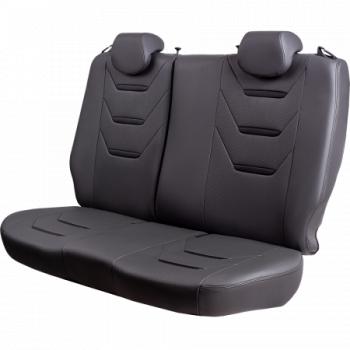 11 899 р. Комплект чехлов для сидений (ЦЗС 3Г Орегон) ТУРИН-2 Lord Autofashion  Nissan Almera  G15 (2012-2019) седан (серый, вставка серая+черная, строчка серая)  с доставкой в г. Воронеж. Увеличить фотографию 7