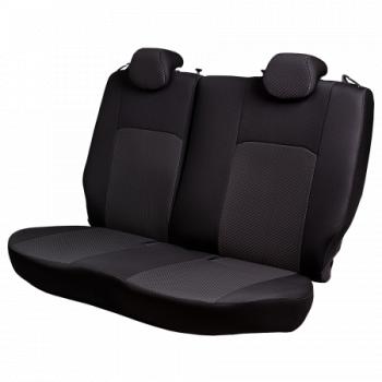 7 249 р. Комплект чехлов для сидений (7 мест Жаккард) Дублин Lord Autofashion  ГАЗ ГАЗель ( 3221,  3221,Бизнес) - Соболь ( 2217 автобус,  2217 Бизнес автобус) (серый, вставка Стежок серая)  с доставкой в г. Воронеж. Увеличить фотографию 7