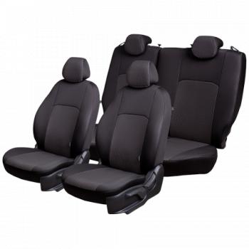 7 249 р. Комплект чехлов для сидений (7 мест Жаккард) Дублин Lord Autofashion  ГАЗ ГАЗель ( 3221,  3221,Бизнес) - Соболь ( 2217 автобус,  2217 Бизнес автобус) (серый, вставка Стежок серая)  с доставкой в г. Воронеж. Увеличить фотографию 2