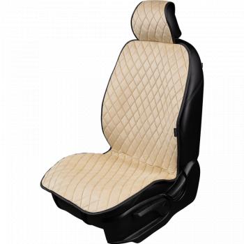 2 699 р. Накидка (2 места Хами) АЛЯСКА ст РОМБ Lord Autofashion   (светло бежевый, строчка бежевая)  с доставкой в г. Воронеж. Увеличить фотографию 2