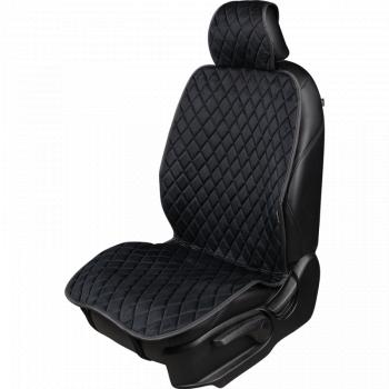2 499 р. Накидка (2 места Хами) АЛЯСКА ст РОМБ Lord Autofashion   (черный, строчка красная)  с доставкой в г. Воронеж. Увеличить фотографию 5