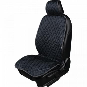 1 879 р. Накидка (2 места Хами) АЛЯСКА ст РОМБ Lord Autofashion   (черный, строчка синяя)  с доставкой в г. Воронеж. Увеличить фотографию 2