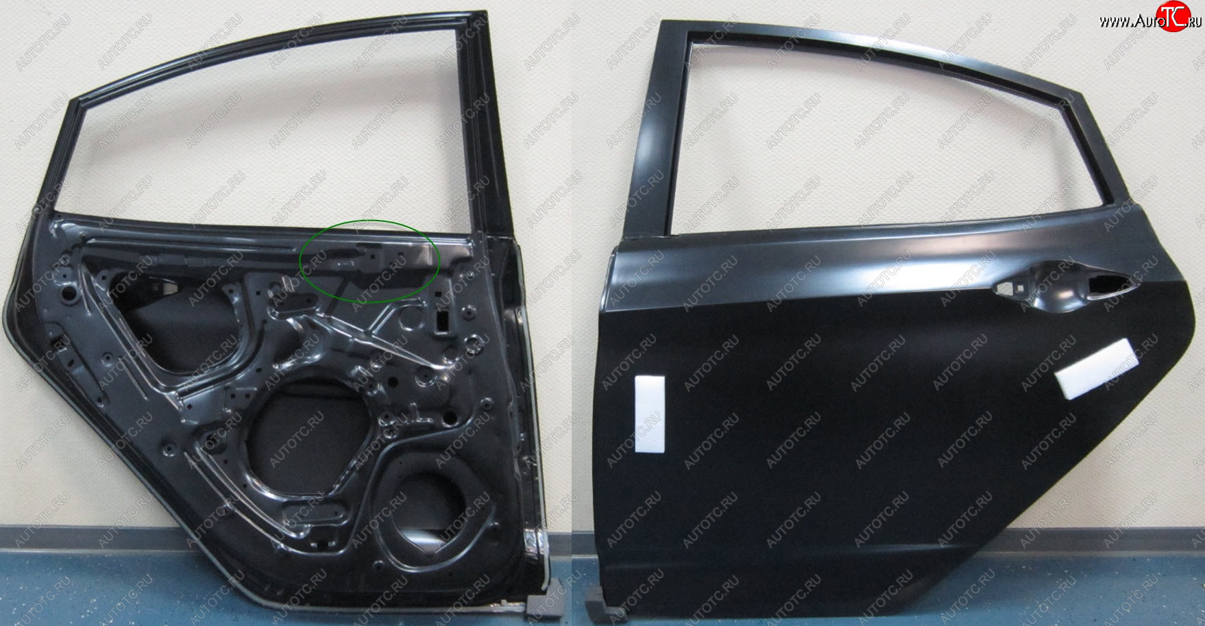 12 349 р. SOLARIS 11- ДВЕРЬ ЗАДН ЛЕВ (СЕДАН) (Китай) BODYPARTS hnsol11-520-l  с доставкой в г. Воронеж
