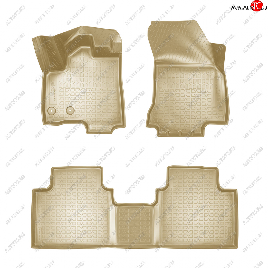 3 199 р. Коврики салонные Norplast  JAC JS6 (2022-2025) (бежевый)  с доставкой в г. Воронеж