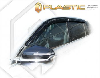 1 989 р. Дефлектора окон CA-Plastic Geely Monjaro (2022-2025) (серия Сlassic полупрозрачный, без хром. молдинга)  с доставкой в г. Воронеж. Увеличить фотографию 2