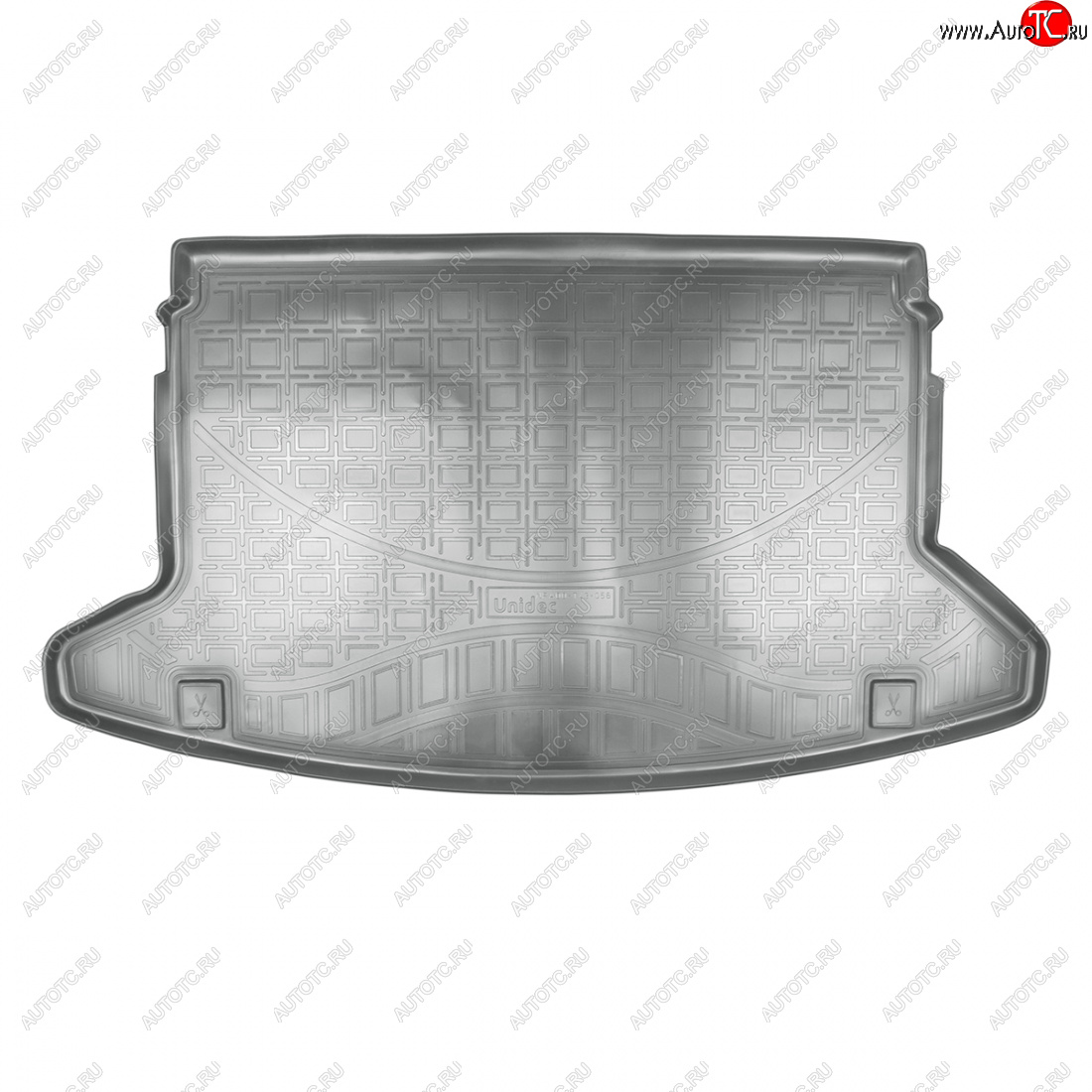 2 079 р. Коврик в багажник Norplast Unidec  KIA Ceed  3 CD (2018-2025) хэтчбэк (Серый)  с доставкой в г. Воронеж