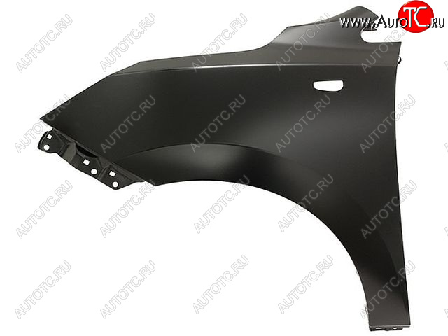4 099 р. Левое крыло (с отверстием под повторитель поворота, Тайвань) BodyParts Hyundai IX35 LM дорестайлинг (2009-2013) (Неокрашенное)  с доставкой в г. Воронеж