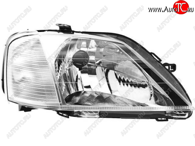 3 299 р. Правая фара (под корректор) DEPO Renault Logan 1 дорестайлинг (2004-2010)  с доставкой в г. Воронеж
