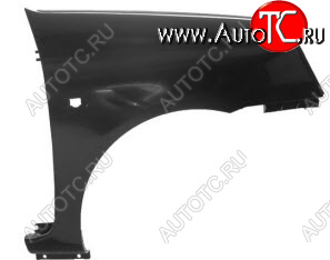 2 379 р. Правое крыло переднее (пластик, с отверстием под повторитель поворота) BodyParts Renault Symbol седан LB 1-ый рестайлинг (2002-2006) (Неокрашенное)  с доставкой в г. Воронеж