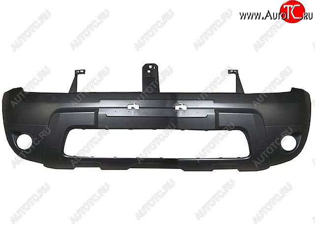 4 399 р. Бампер передний (с отверстиями под ПТФ) BodyParts Renault Duster HS дорестайлинг (2010-2015) (Неокрашенный)  с доставкой в г. Воронеж