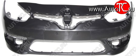 7 299 р. Бампер передний (с отверстием под ПТФ, Италия) BodyParts  Renault Fluence (2012-2016) рестайлинг (Неокрашенный)  с доставкой в г. Воронеж