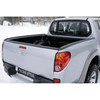 Накладка на задний откидной борт Русская Артель Mitsubishi L200 4  дорестайлинг (2006-2014) (без скотча)