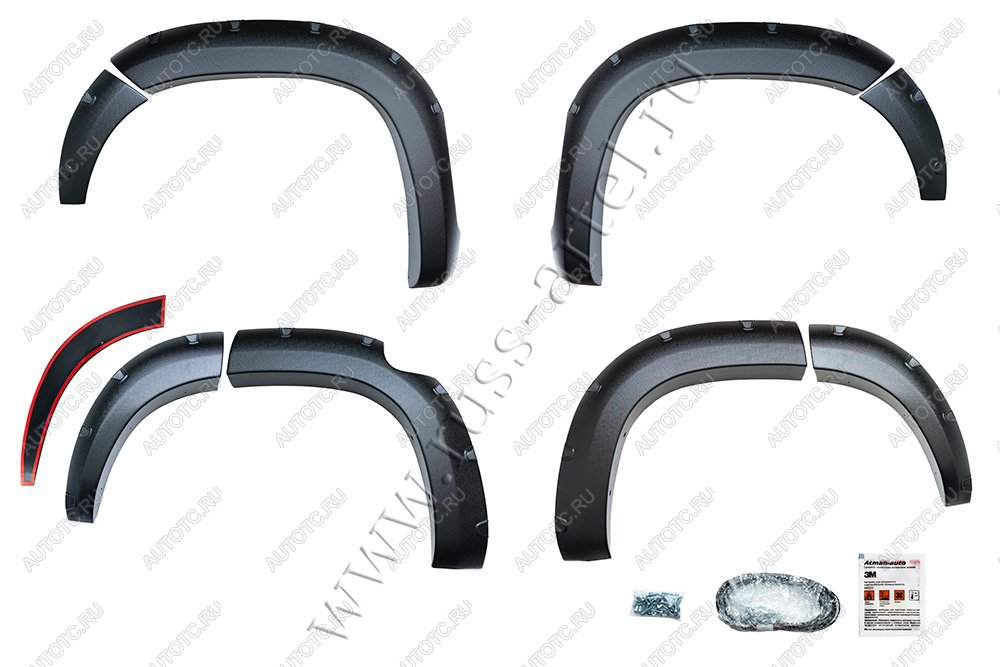 27 549 р. Расширители колесных арок Русская Артель  Toyota Land Cruiser Prado  J150 (2009-2013) дорестайлинг (шагрень)  с доставкой в г. Воронеж