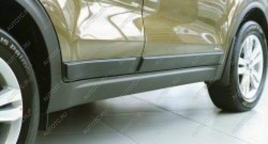 1 559 р. Молдинг двери передний левый Русская Артель  KIA Sportage  4 QL (2016-2018) дорестайлинг (глянец под покраску)  с доставкой в г. Воронеж