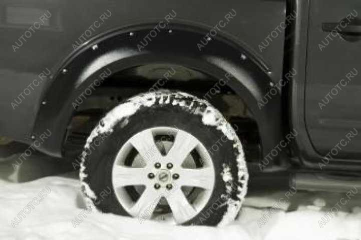 5 399 р. Расширители колесных арок (задний правый) Русская Артель   Nissan Navara  2 D40 (2004-2010) дорестайлинг (шагрень)  с доставкой в г. Воронеж