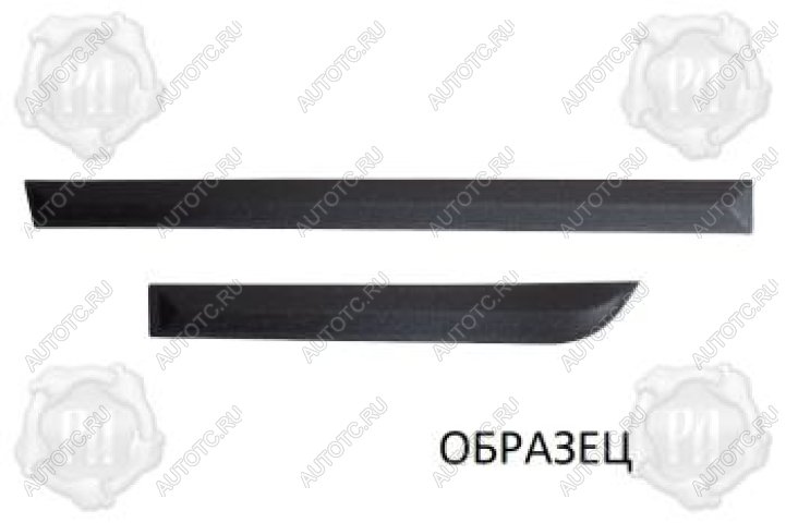 769 р. Молдинг на двери задний левый узкий Русская Артель  Nissan Pathfinder  R51 (2009-2014) рестайлинг (шагрень)  с доставкой в г. Воронеж