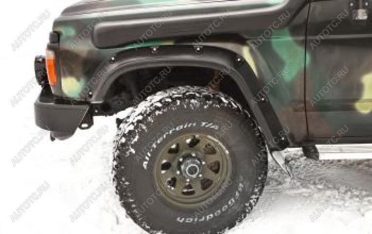 6 759 р. Расширители колесных арок (передний правый) Русская Артель Nissan Patrol 4 Y60 (1987-1997) (шагрень)  с доставкой в г. Воронеж