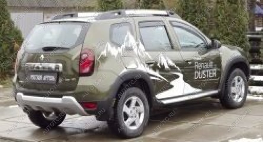 2 239 р. Расширители колесных арок (передний левый) Русская Артель   Renault Duster  HS (2015-2021) рестайлинг (шагрень)  с доставкой в г. Воронеж