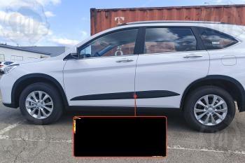 Молдинг двери передний правый Русская Артель Toyota Camry XV70 дорестайлинг (2017-2021)