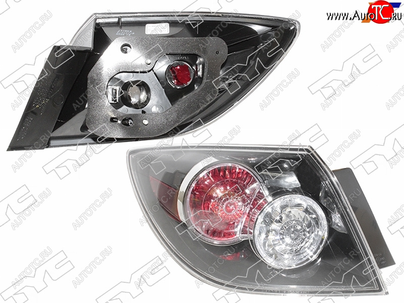 4 649 р. Фонарь задний левый (внешний) TYC  Mazda 3/Axela  BK (2006-2009) рестайлинг седан, рестайлинг, хэтчбэк  с доставкой в г. Воронеж