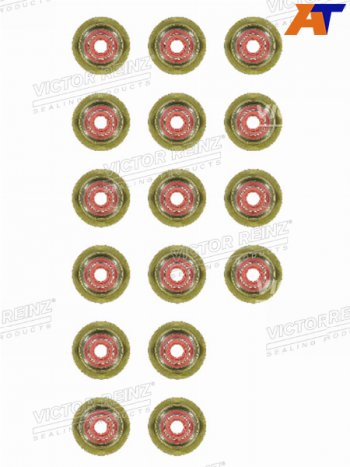 3 199 р. Комплект маслосъёмных колпачков BMW X5(E70) X6(E71) 5(F10)  N57D30B VICTOR REINZ 12-37281-01  с доставкой в г. Воронеж. Увеличить фотографию 1