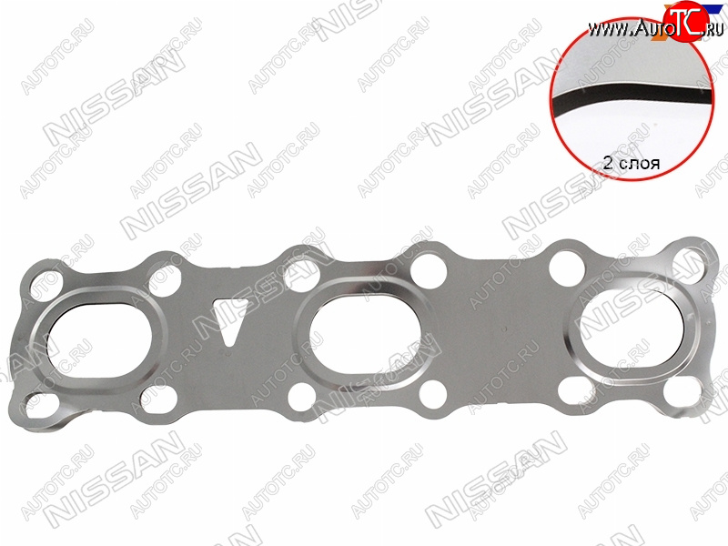 2 199 р. Прокладка выпускного коллектора NISSAN TEANA 09-PATHFINDER 15-16MURANO 10- VQ25VQ35 NISSAN 14036-EA200  с доставкой в г. Воронеж