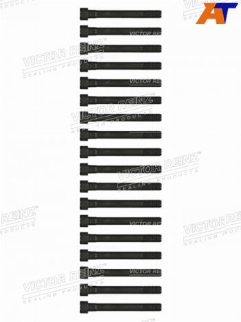 3 199 р. Комплект болтов ГБЦ MITSUBISHI PAJEROL200 4D56 VICTOR REINZ 14-55015-01  с доставкой в г. Воронеж. Увеличить фотографию 1