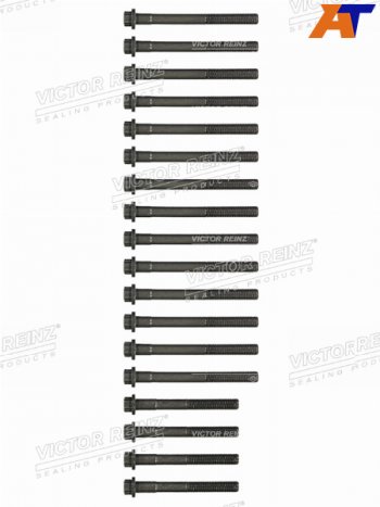 4 099 р. Комплект болтов ГБЦ TOYOTA 2L#T3L5L 90  (18 штук) VICTOR REINZ 14-55000-01  с доставкой в г. Воронеж. Увеличить фотографию 1