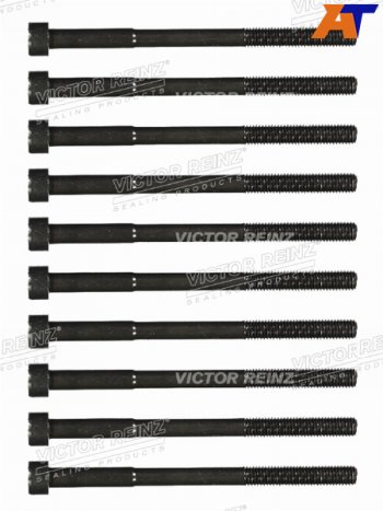 2 499 р. Комплект болтов ГБЦ TOYOTA 1-4ZZFE (10 штук) VICTOR REINZ 14-55035-01  с доставкой в г. Воронеж. Увеличить фотографию 1