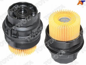 5 699 р. Корпус масляного фильтра (с картриджем ) LEXUS GX460 09- 1URFE TOYOTA 15650-38050  с доставкой в г. Воронеж. Увеличить фотографию 1