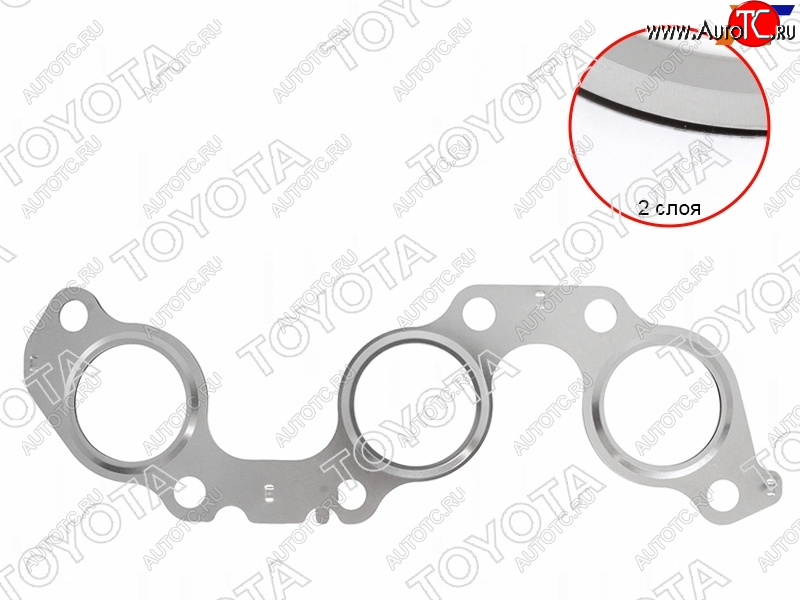 1 179 р. Прокладка выпускного коллектора TOYOTA HARRIER,KLUGER 1,3MZFE 03- TOYOTA 17173-20030  с доставкой в г. Воронеж