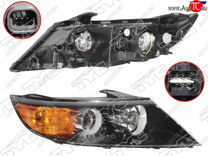 15 899 р. Фара правая (галоген, с корректором) TYC KIA Sorento XM дорестайлинг (2009-2012)  с доставкой в г. Воронеж