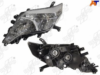 10 249 р. Фара TOYOTA LAND CRUISER PRADO 150 13-17 LH галоген, под корректор (Евросвет)                        DEPO 212-11Y2L-LD-EM  с доставкой в г. Воронеж. Увеличить фотографию 1